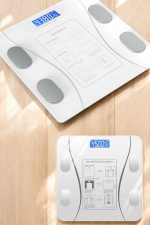 Akıllı Tartı Dijital Baskül Yağ Su Kas Vücut Kitle Kilo Ölçer Tartı - Görsel 5