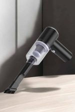 Üflemeli Güçlü Vakumlu Ev Ofis Araç Süpürgesi El Süpürgesi Şarjlı - Görsel 4