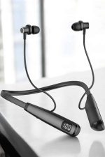 Boyun Bantlı Bluetooth Kulaklık Yüksek Ses Kaliteli 100 Saat Kulaklık - Görsel 3