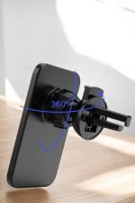 Kablosuz Şarj Aleti Magsafe Araç Içi Manyetik Şarj 15W İOS Uyumlu - Görsel 2