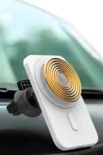 araç uyumlu Kablosuz 15W Taşınabilir Şarj Aleti Çift Kablo - Görsel 2