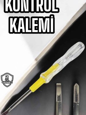Test Cihazı Kontrol Kalemi Çift Başlıklı Şeffaf Elektrik Testi
