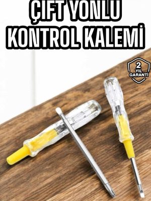 Kontrol Kalemi Nikel Kaplama Çift Başlıklı Test Cihazı