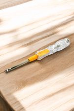 Çift Taraflı Elektrik Kontrol Kalemi Şeffaf Tornavida - Görsel 4