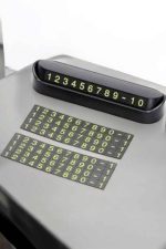 Araba Park Numaratörü Araç İçi Numaralık Değiştirilebilir Çevirmeli Mini - Görsel 2