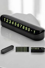 Araba Park Numaratörü Araç İçi Numaralık Değiştirilebilir Çevirmeli Mini - Görsel 4