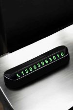 Araba Park Numaratörü Araç İçi Numaralık Değiştirilebilir Çevirmeli Mini - Görsel 5