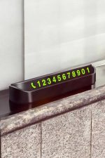 Numaralık Araç İçi Araba Araç Park Numaratör Telefon Numarası Yazma - Görsel 2