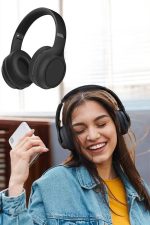 Kulak Üstü Kablosuz Bluetooth Kulaklık Gürültü Önleyici Uzun Şarj Süreli - Görsel 3