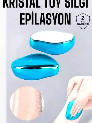 Epilasyon Aleti Bacaklar Kollar İçin Yıkanabilir Kristal Epilatör Tüy Silgi