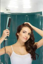 Üflemeli Fön Tarak Düzleştirici Seramik Kaplama Elektriklenme Karşıtı - Görsel 5