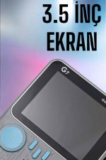 Mini Atari El Atarisi 3.5 inç Ekran Çift Konsol 666 Adet Retro Oyun Gameboy El Atarisi - Görsel 4