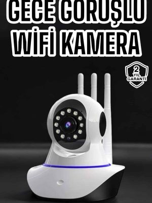 Ev Kamerası Wifi Kamerası Video Kayıt Çift Yönlü Hareket Sensörü Bebek