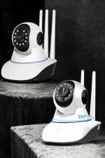 Wifi Kamerası Çift Yönlü Bebek Güvenlik Kamerası Gece Görüşlü - Görsel 5