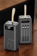 Powerbank 60.000 MAH 4 Portlu Uzun Şarj Süreli Dijital Göstergeli - Görsel 2