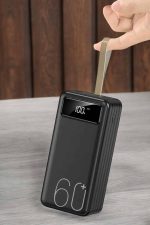 Powerbank 60.000 MAH Dijital Göstergeli 4 Portlu Taşınabilir - Görsel 4