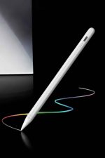 Dokunmatik Kalem Beyaz Şarjlı Yedek Uçlu Android ve İOS Uyumlu - Görsel 2