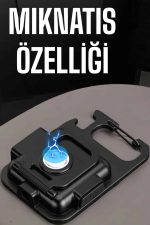 Kamp Işığı Çok Fonksiyonlu Taşınabilir Anahtarlık Kapak Açma Manyetik Özelliği - Görsel 6