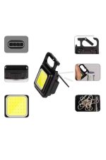 Anahtarlık Çok Amaçlı Mıknatıslı Taşınabilir Işık Led Şarjlı - Görsel 3