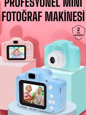 Çocuklara Özel Dijital Fotoğraf Makinesi Mini 1080P HD Kaliteli