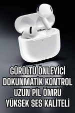 Bluetooth Kulaklık Yeni Nesil Gürültü Önleyici Yüksek Ses Kaliteli Mikrofonlu - Görsel 2