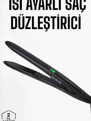 Saç Düzleştirici Isı Ayarlı Döner Kablo Yıpranma Karşıtı