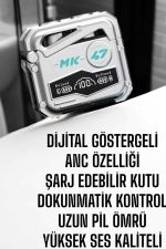 Yeni Nesil Oyuncu Kulaklığı Gürültü Önleyici Yüksek Ses Kaliteli - Görsel 2