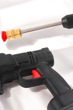 Yeni Nesil Araç Yıkama Şarjlı Tabancası Basınçlı Su Hazneli - Görsel 3