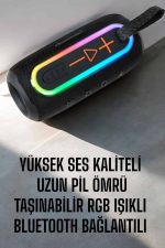 Kablosuz Bluetooth Hoparlör Taşınabilir - Görsel 2
