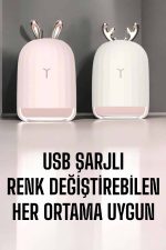 Hava Nemlendirici Aromaterapi Hava Temizleyici Renk Değiştirebilen - Görsel 2