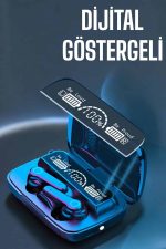 Bluetooth Kulaklık Dijital Göstergeli Kablosuz Uzun Pil Ömrü - Görsel 3