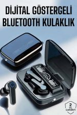 Bluetooth Kulaklık Dijital Göstergeli Kablosuz Uzun Pil Ömrü