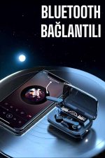Bluetooth Kulaklık Powerbankli Dijital Göstergeli Dokunmatik Kontrol - Görsel 4