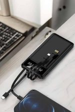 Powerbank 20.000 Mah LCD Ekran USB Lightning Type-C Uyumlu İOS ve Android - Görsel 2