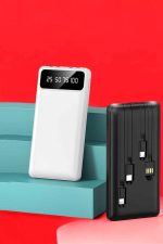 Powerbank 20.000 Mah LCD Ekran USB Lightning Type-C Uyumlu İOS ve Android - Görsel 4