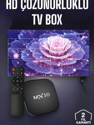 TV Box Android Uyumlu 4 Çekirdekli WİFİ Bağlantılı 4K