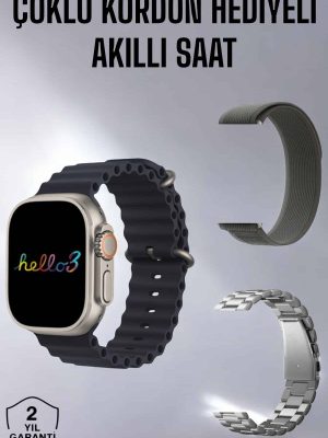 Akıllı Saat Yeni Nesil Bluetooth Bağlantılı Uyku Sağlık Takibi GPS Ve NFC Uyumlu