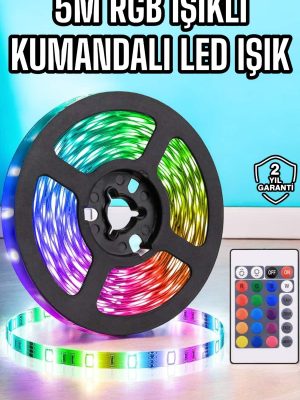 5M RGB Işıklı Her Ortama Uygun Led Işık
