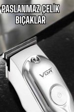 Tıraş Makinesi Profesyonel Tasarım Paslanmaz Çelik Bıçaklı - Görsel 3