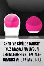 Yüz Temizleme Aleti Genç Görünüm Sağlayan, Kan Dolaşımını Hızlandıran, Kablosuz ve Taşınabilir - Görsel 3