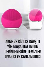 Yüz Temizleme Ve Masaj Aleti Tüm Cilt Tipleri İçin Uygun, Kan Dolaşımını Artıran - Görsel 3