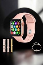 Akıllı Saat Kadınlara Uyku Ve Sağlık Takibi Yapabilen Bileklik Hediyeli - Görsel 3