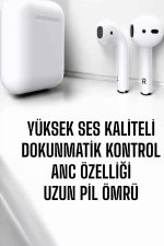 2.Nesil Kablosuz Bluetooth Kulaklık Uzun Pil Ömrü - Görsel 3