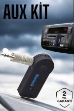 Tüm Araçlara Uyumlu Aux Car Bluetooth Kablosuz Araç Bağlantı Kiti