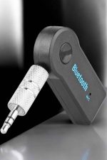 Kablosuz Bluetooth Aux Araç Kiti Siyah Hafıza Kartlı - Görsel 4