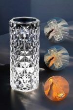 Dokunmatik Kristal Gece Lambası Hediyelik - Görsel 3