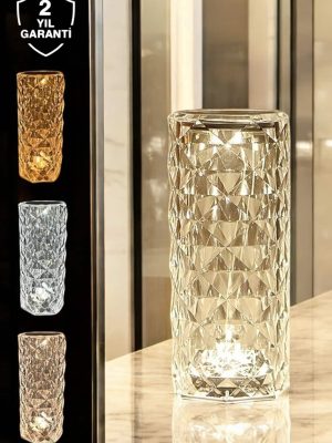 Dokunmatik Kristal Gece Lambası Hediyelik