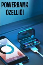 Kablosuz Bluetooth Kulaklık Dijital Göstergeli Uzun Pil Ömrü - Görsel 6