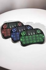 USB Bağlantılı Mini Q Klavye Işıklı Tüm Cihazlara Uyumlu - Görsel 2