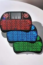 Işıklı Kablosuz Mini Q Klavye Tüm Cihazlara Uyumlu - Görsel 3